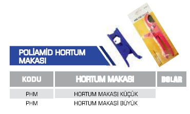 POLİAMİD HORTUM MAKASI